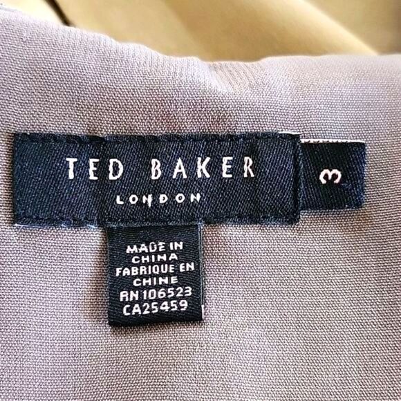 Ted Baker 100% Silk Strapless Dress - Picture 5 of 9